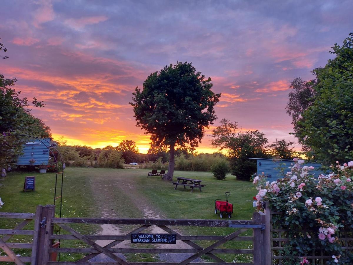Hopgarden Glamping Luxury Shepherds Huts Wadhurst المظهر الخارجي الصورة