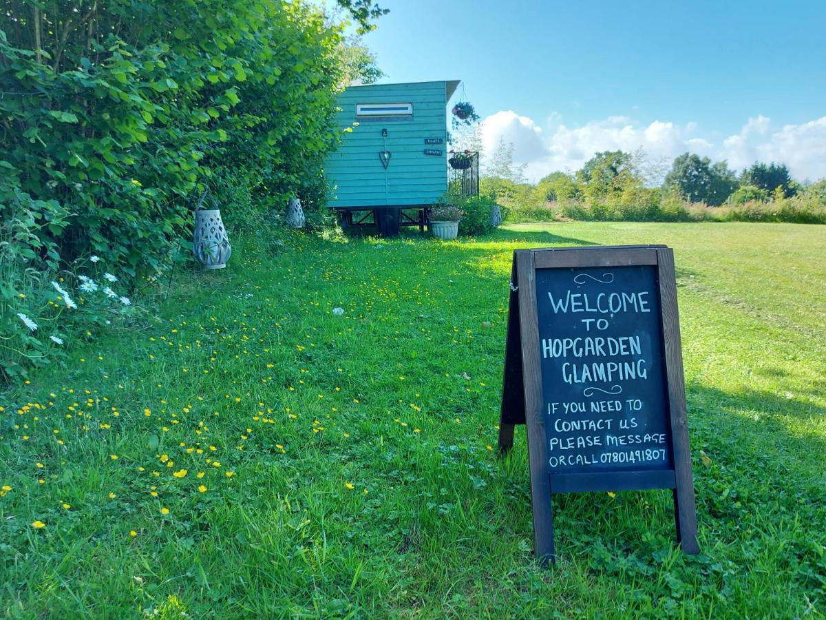 Hopgarden Glamping Luxury Shepherds Huts Wadhurst المظهر الخارجي الصورة